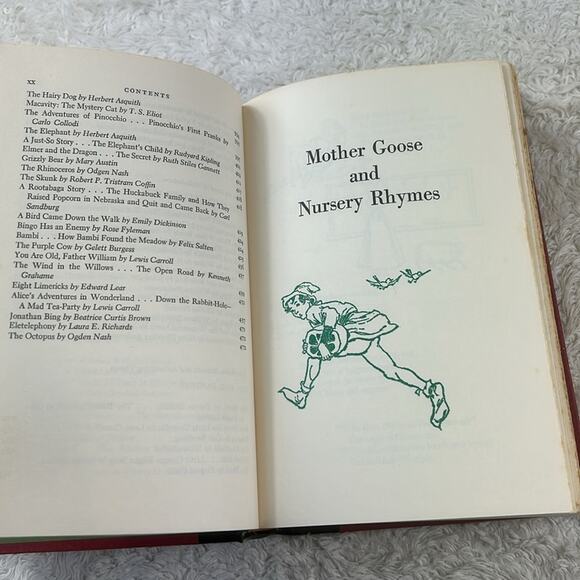 The Family Treasury of Childrens Stories book 1 and 2, 1956 HC GOOD Doubleday - Picture 12 of 16